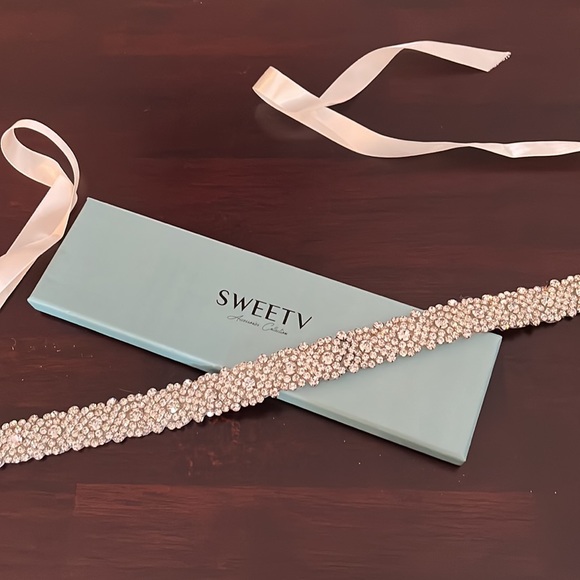 Wedding waist belt - Picture 3 of 3